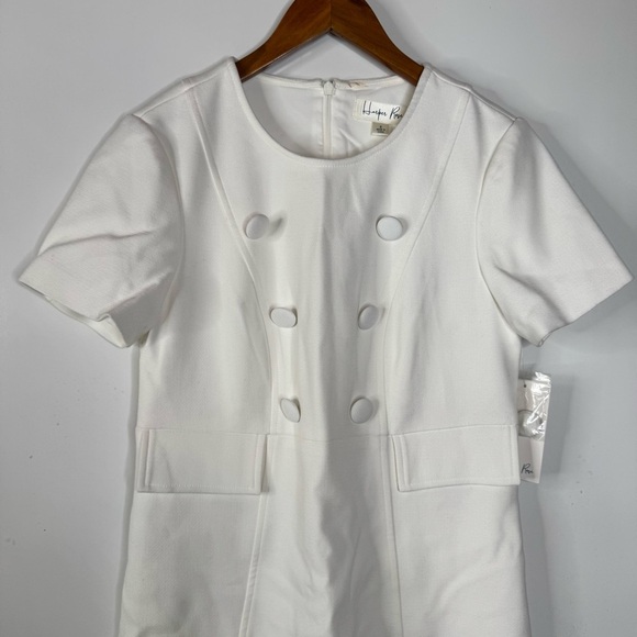 Harper Rose NWT Classic White Knee Length Dress Size 6 - Picture 3 of 7